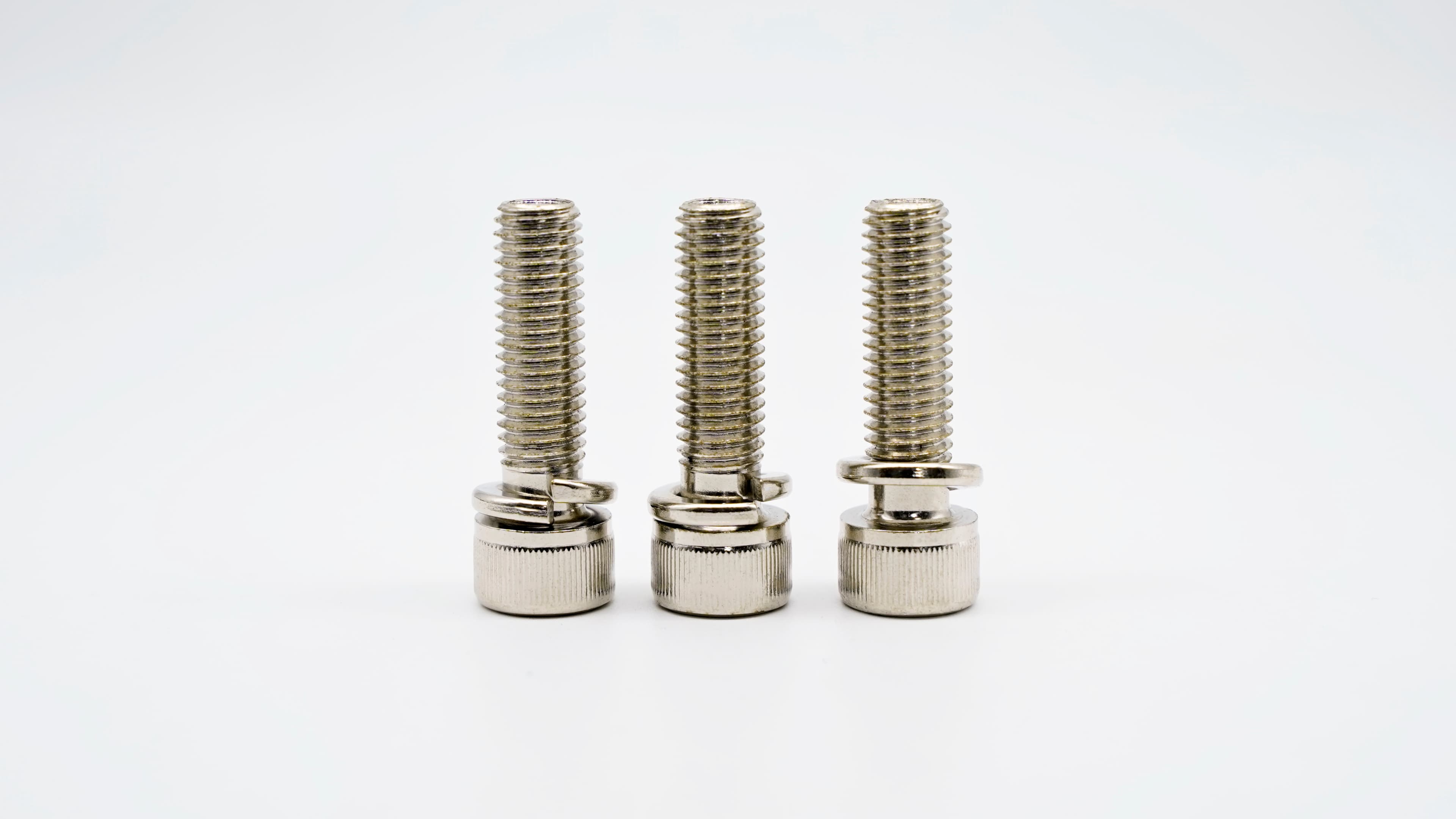 Nickel-plated Hex Socket Head Cap Screws with Spring Washers thumbnail 4