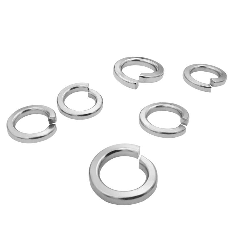 Nickel-plated Single Coil Spring Lock Washers thumbnail 3