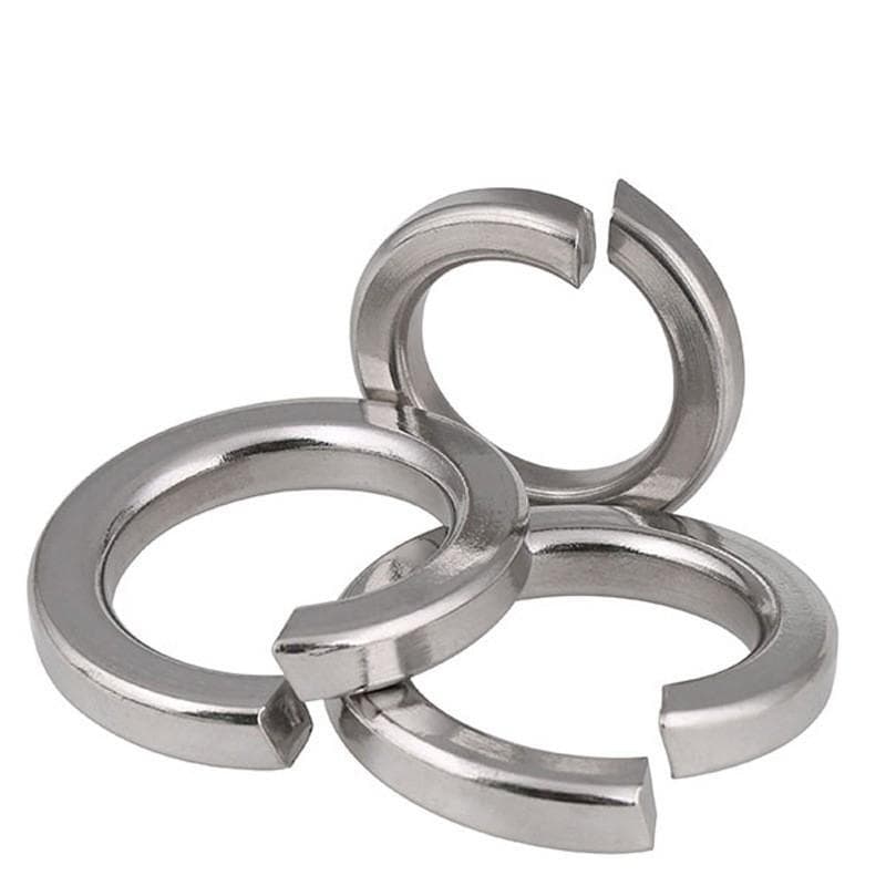 Nickel-plated Single Coil Spring Lock Washers thumbnail 4