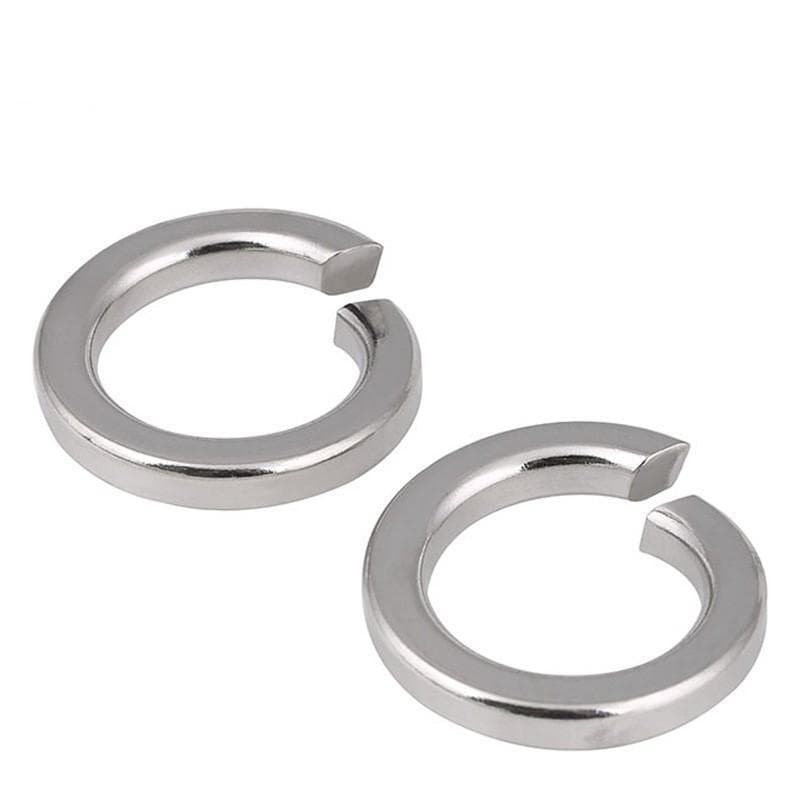 Nickel-plated Single Coil Spring Lock Washers thumbnail 5