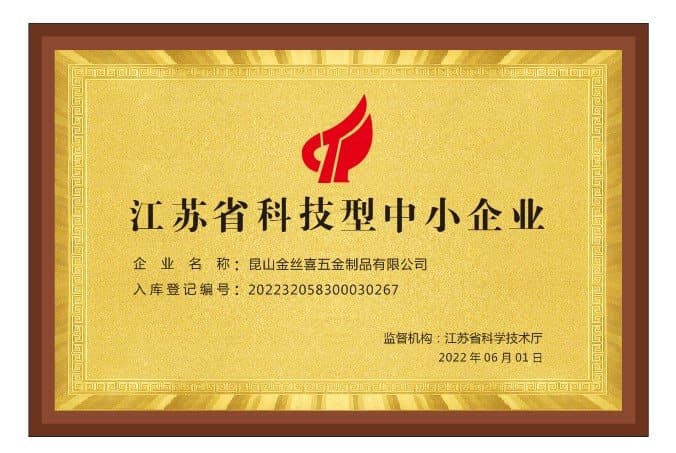 Jiangsu Science & Technology SME