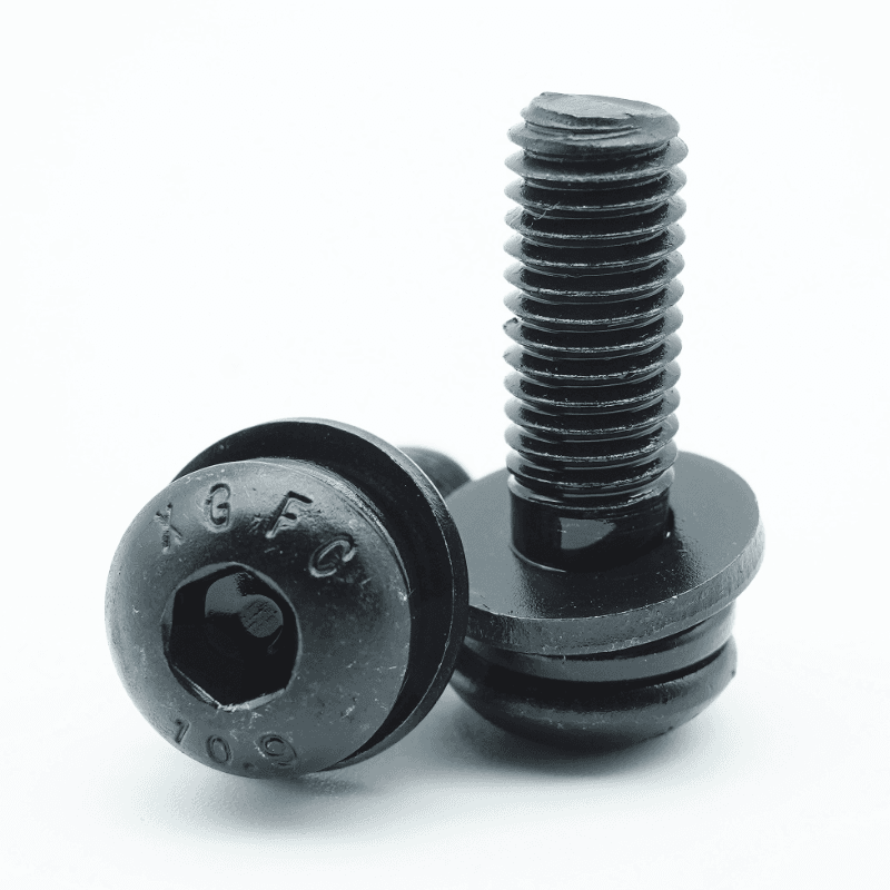 Black oxide Hex Socket Button Head Combination Screws