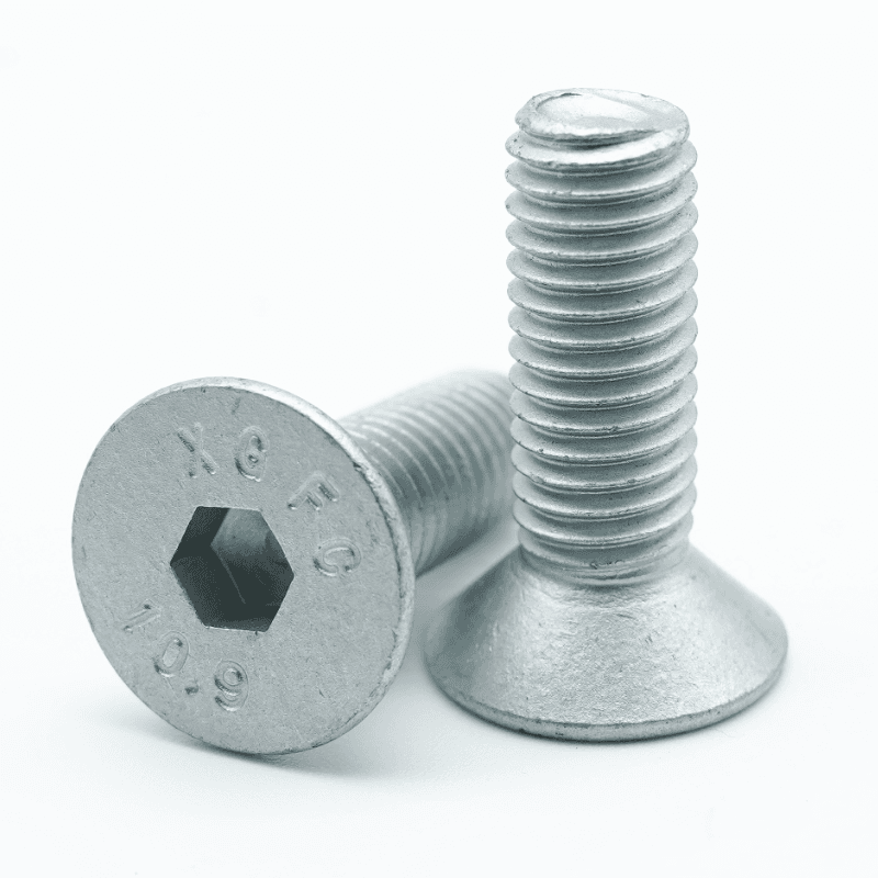 Dacromet-coated Hex Socket Countersunk Head Cap Screws