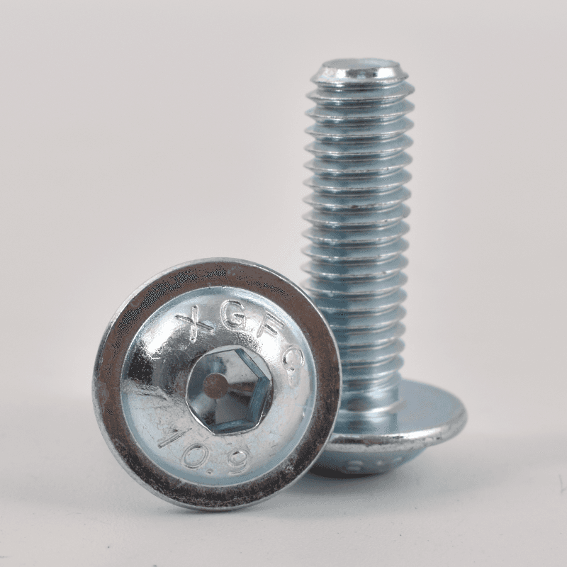 Galvanized Hex Socket Button Head Screws With Collar