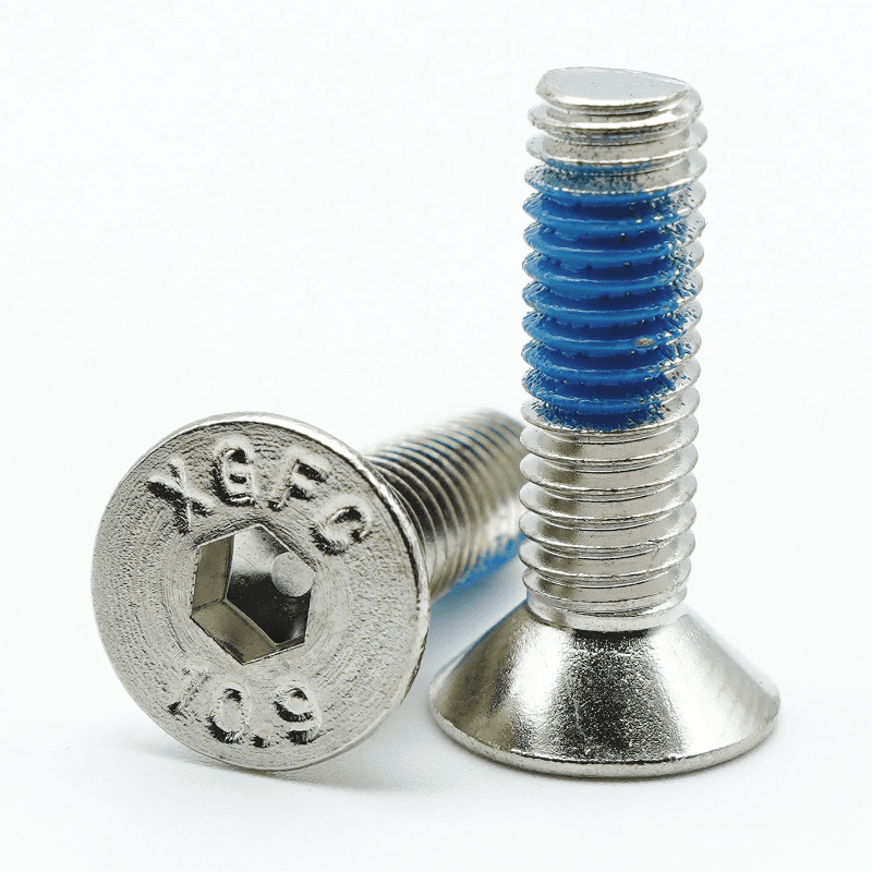 Nickel-plated And Adhesive Hex Socket Countersunk Head Cap Screws