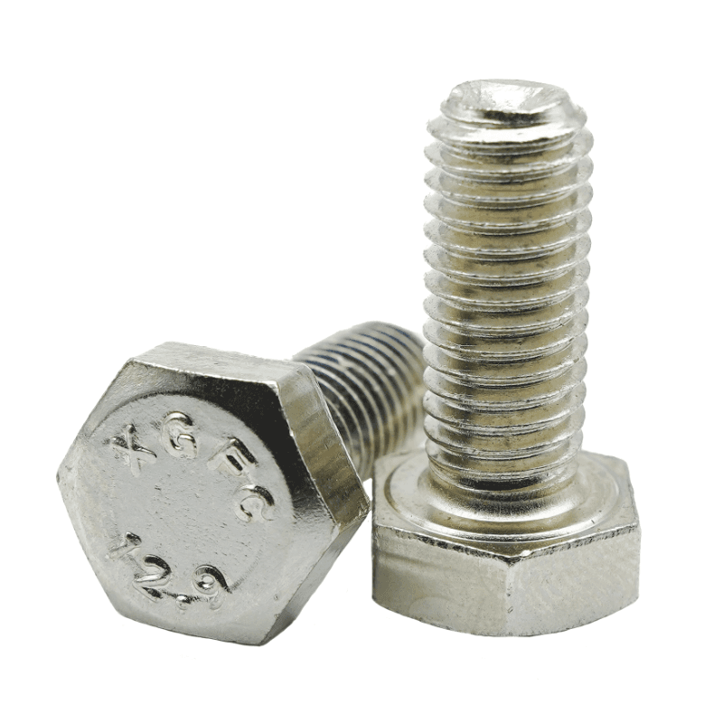 Nickel-plated Hex Head Bolts